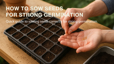 How to Sow Seeds for Strong Germination