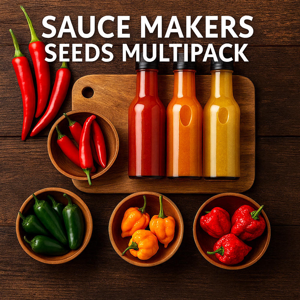 Sauce Makers Chili Seeds Multi-Pack main image