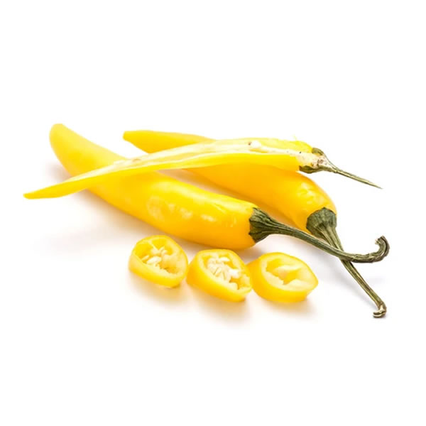 Cayenne Yellow Chili Pepper Seeds styled presentation