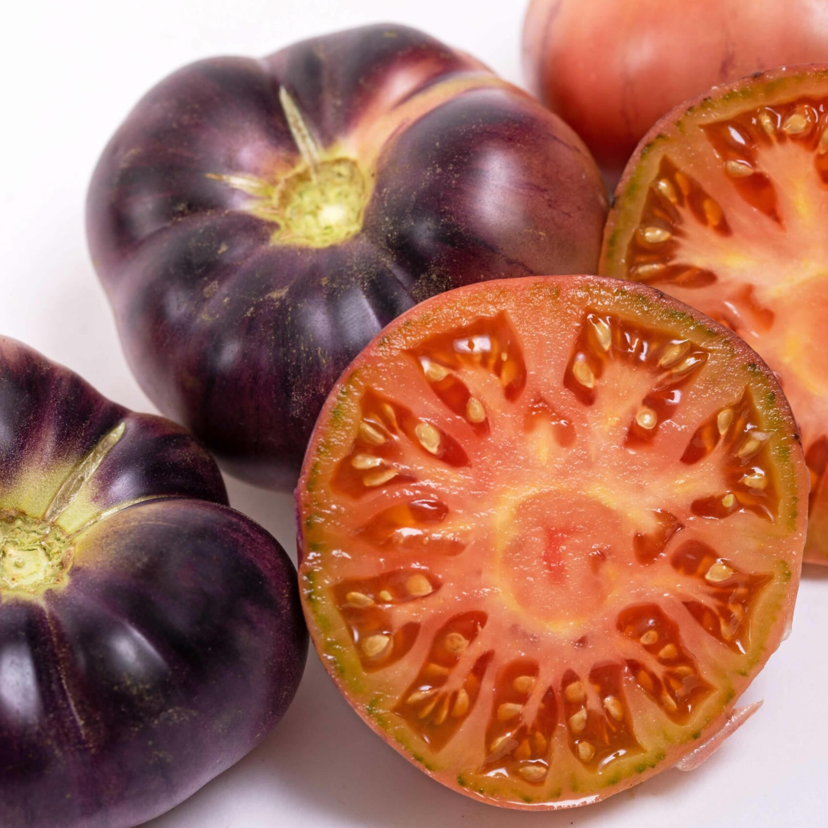 Mar Azul Heirloom Tomato Seeds styled presentation