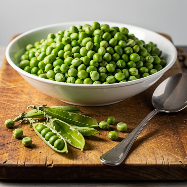 Alderman Pea Seeds styled presentation