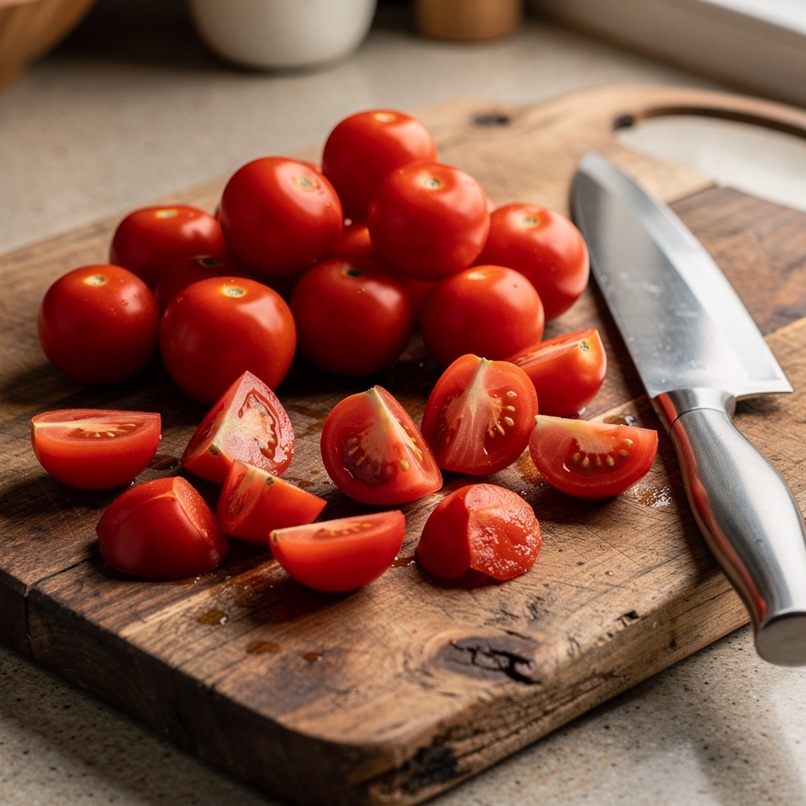 Mini Bell Tomato Seeds styled presentation