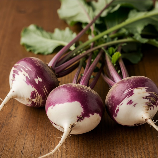 Turnip 'Purple Top' Vegetable Seeds main image